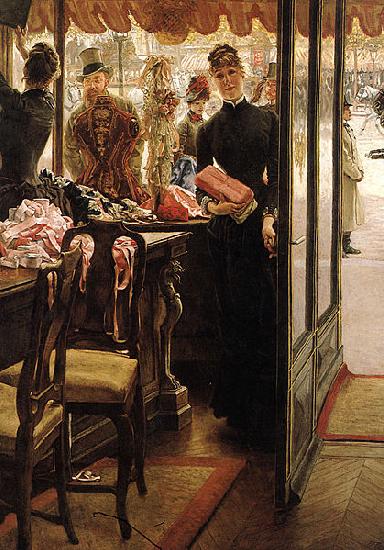 James Joseph Jacques Tissot Shop Girl oil painting picture